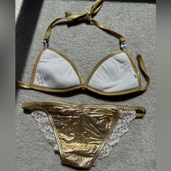 Gold Veve Swimsuit - Picture 2 of 4